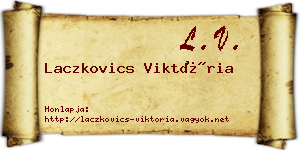 Laczkovics Viktória névjegykártya