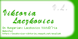 viktoria laczkovics business card